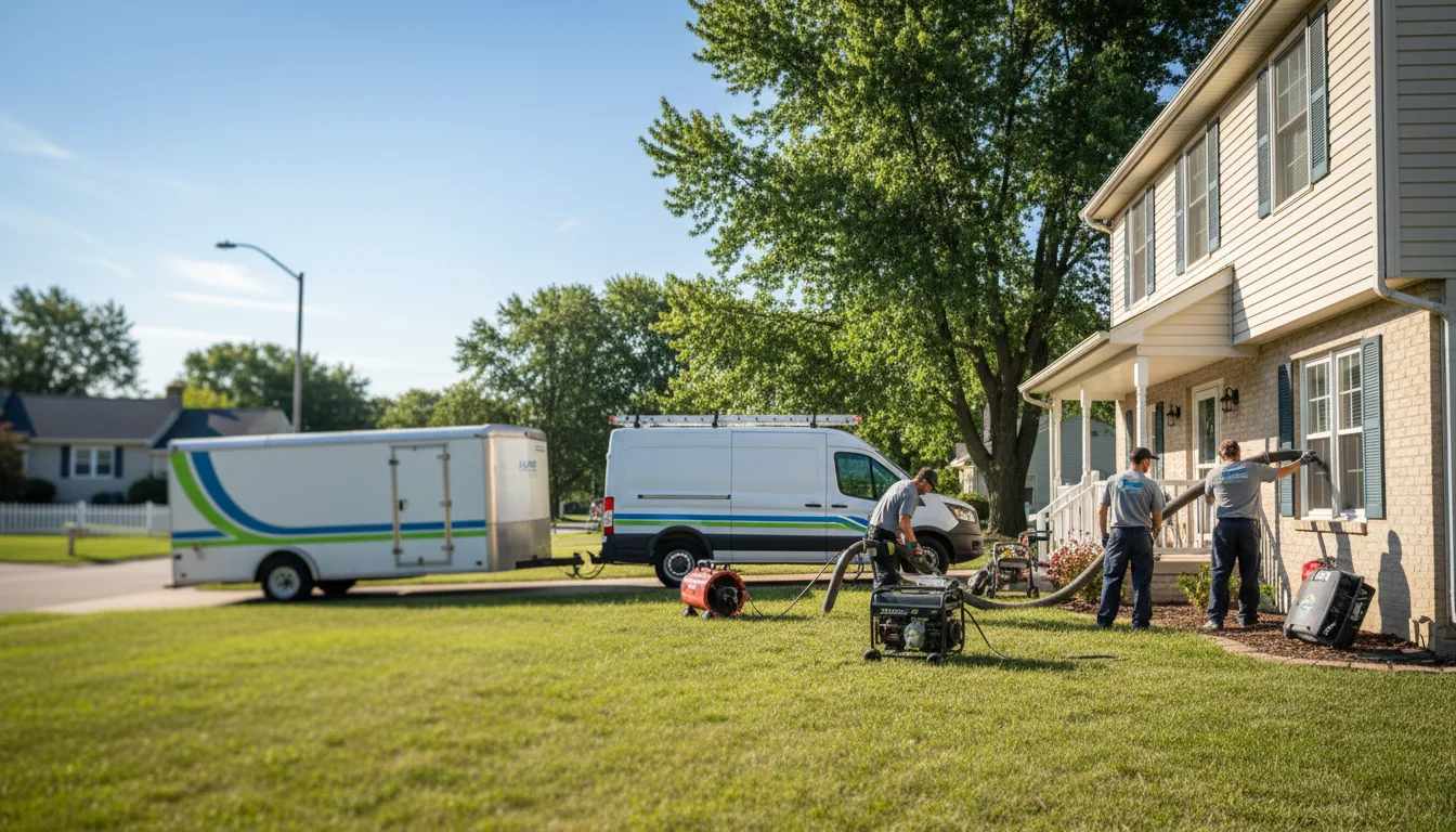 Flooded Basement Restoration And Cleanup With Repair in Ambia, IN near me